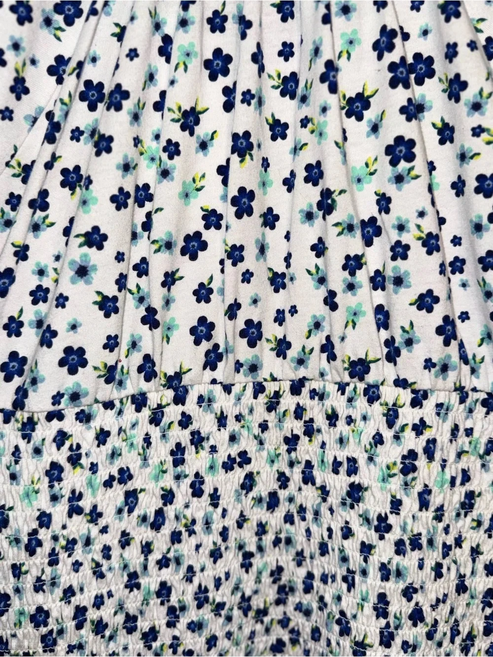 Justice Floral Peasant Top- 12/14